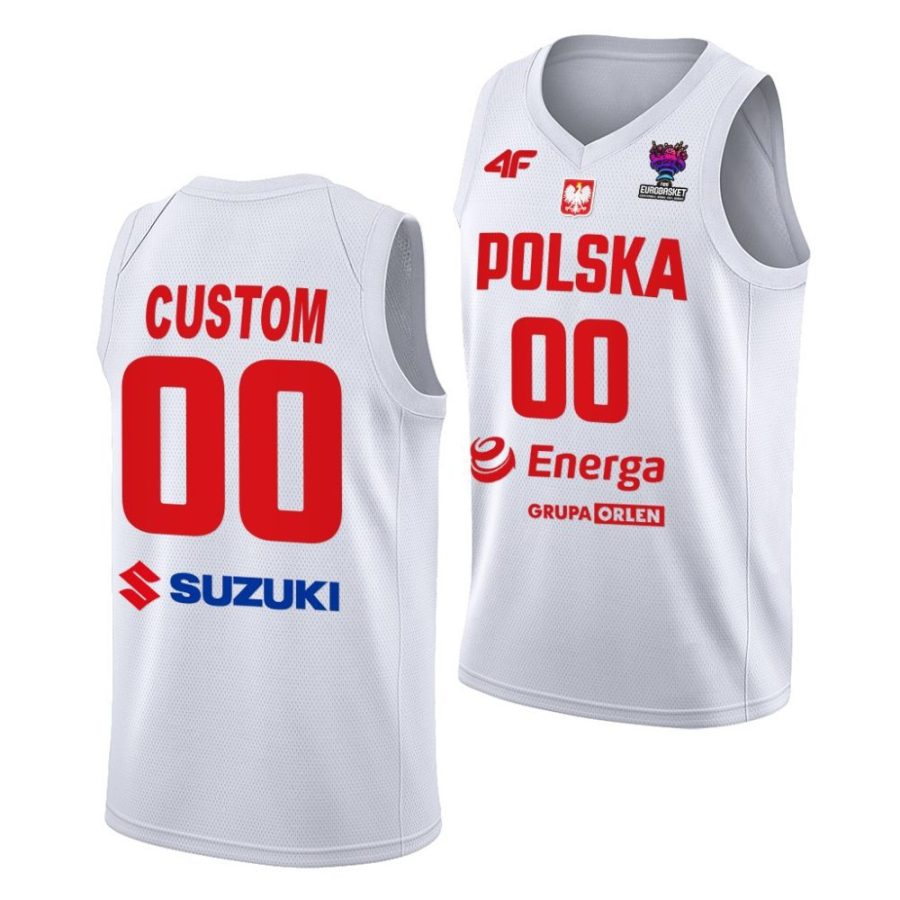 custom poland fiba eurobasket 2022 white home jersey scaled