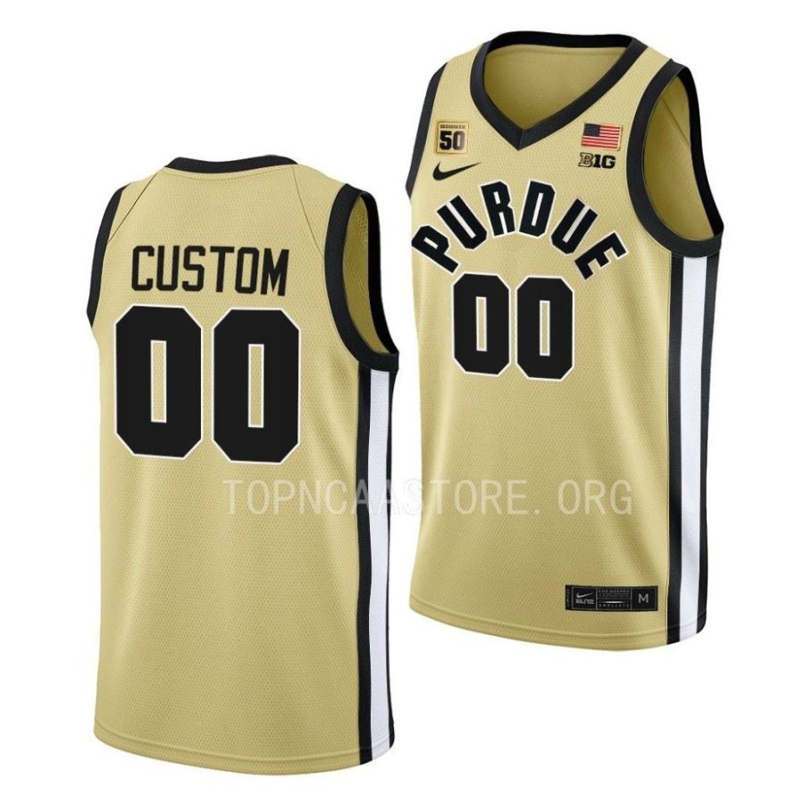 custom purdue boilermakers basketball 2022 23 swanigan patch jersey scaled