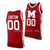 custom red college basketball 2022 23replica jersey scaled