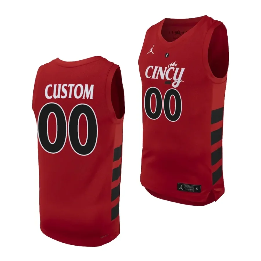 custom red college basketball 2023 24replica jersey scaled