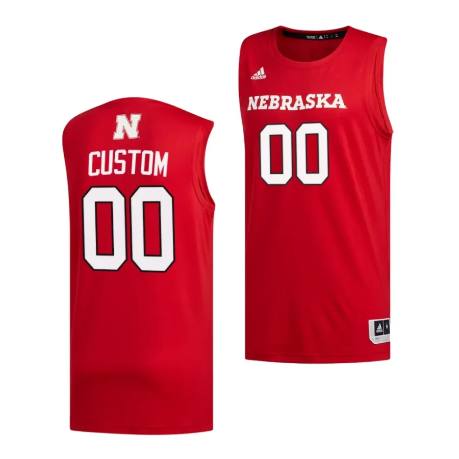 custom red college basketball nebraska huskersswingman jersey scaled