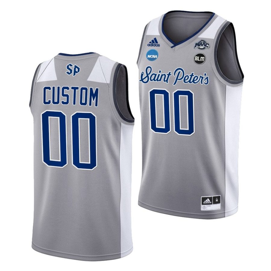 custom saint peter's peacocks 2022 ncaa march madness sweet 16 jersey scaled