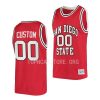 custom san diego state aztecs 2022 23retro basketball red jersey scaled