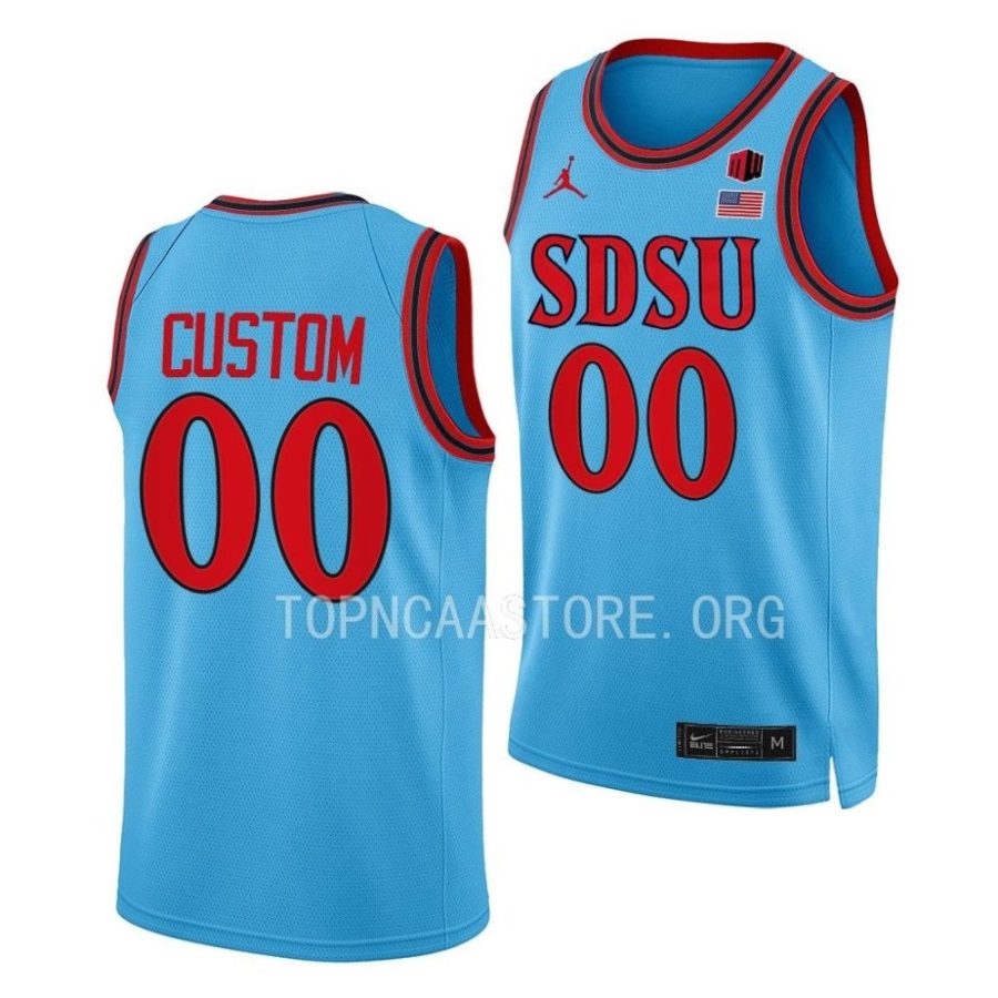 custom san diego state aztecs alternate basketball 2022 23 jersey scaled