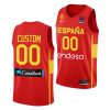 custom spain 2022 fiba eurobasket final red away jersey scaled