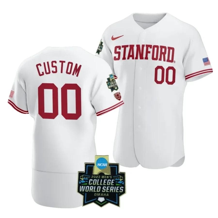 custom stanford cardinal 2023 ncaa baseball college world series menomaha 8 jersey scaled