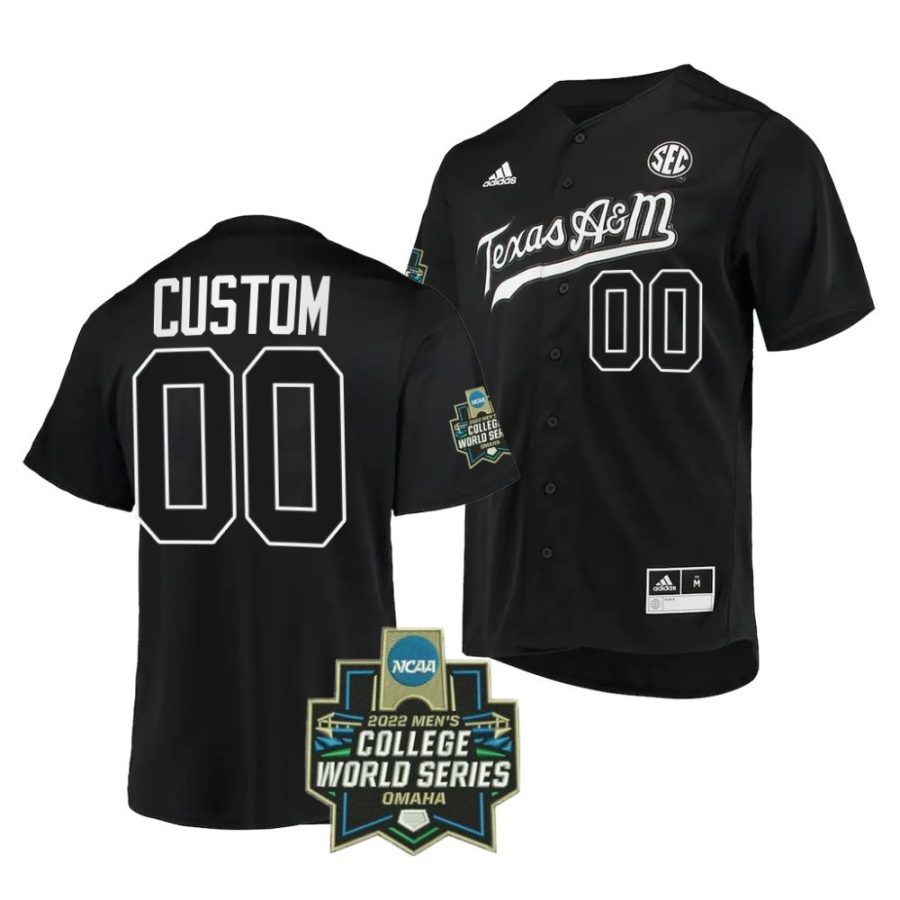 custom texas a&m aggies 2022 college world series menbaseball jersey 0 scaled