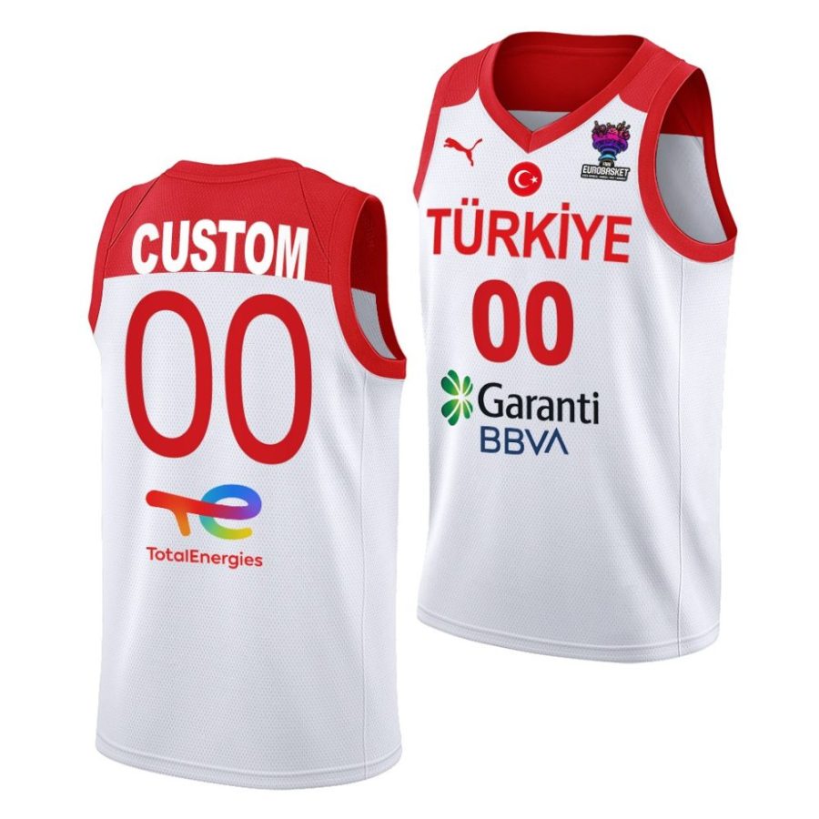 custom turkey fiba eurobasket 2022 white home jersey scaled