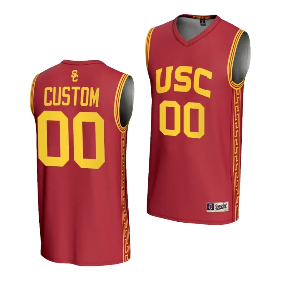 custom usc trojans cardinalnil lightweight fashion player basketballmen jersey scaled