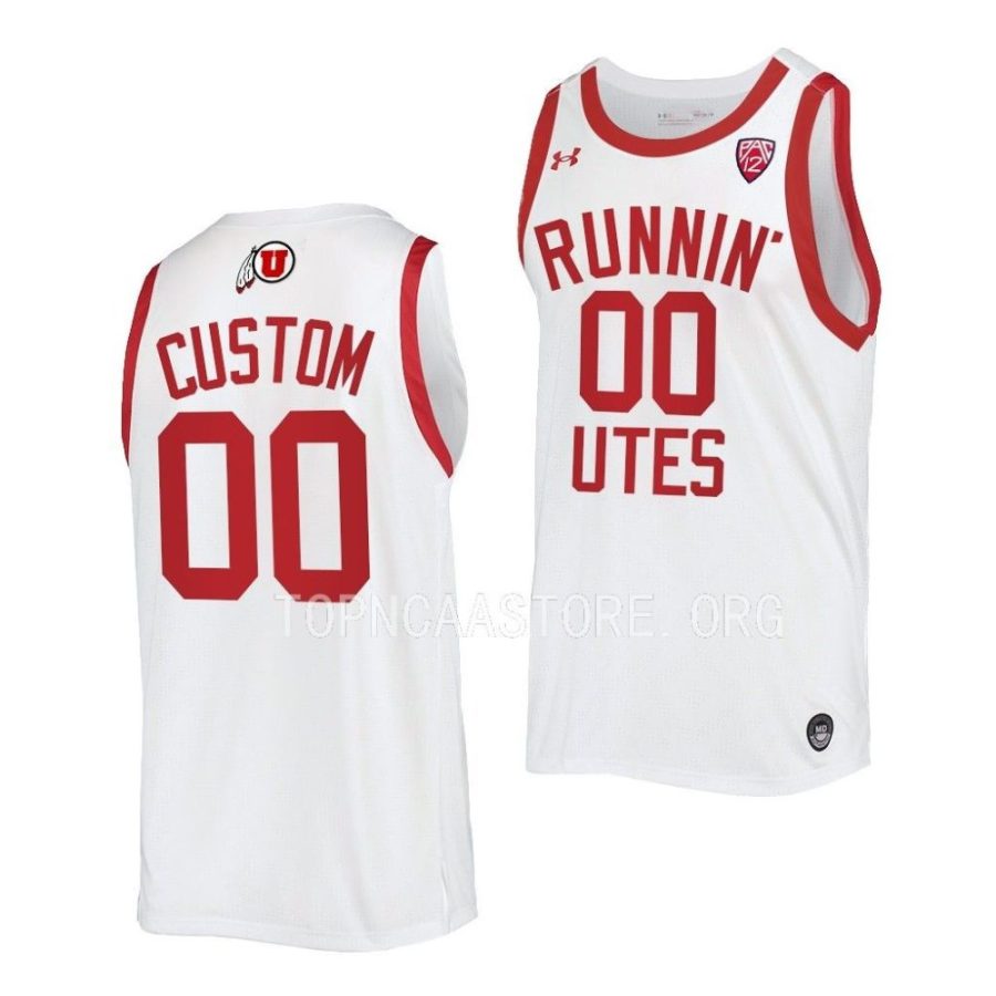 custom utah utes throwback 2022 23 replica basketball jersey scaled