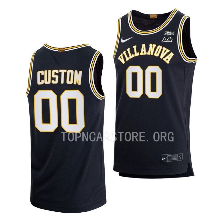 custom villanova wildcats 2022 2370s retro replica basketballnavy jersey scaled