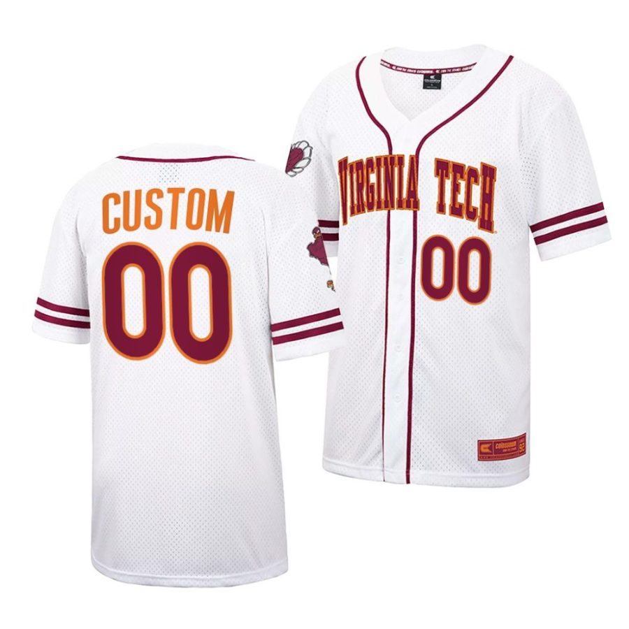 custom virginia tech hokies 2022college baseball menfree spirited jersey scaled