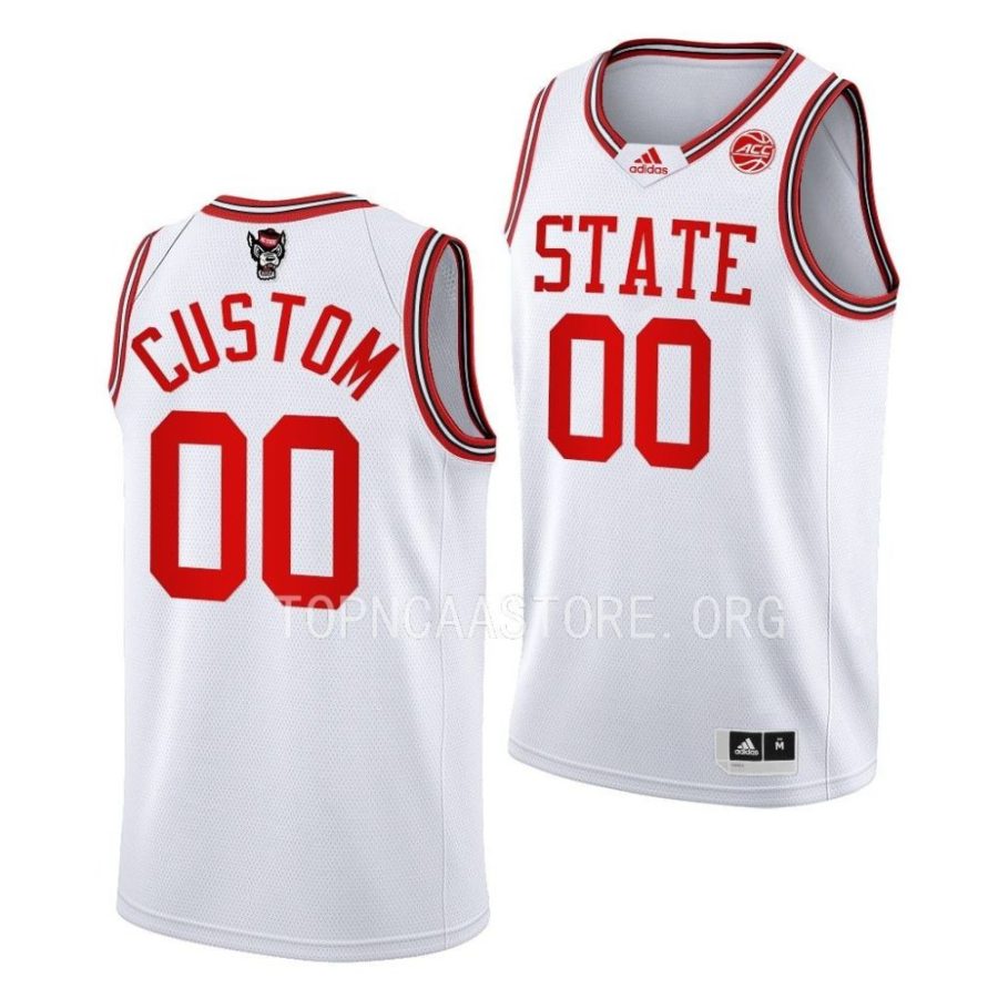 custom white 1983 throwback nc state wolfpack40th anniversary jersey scaled