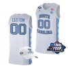 custom white 2022 march madness final four north carolina tar heels jersey scaled