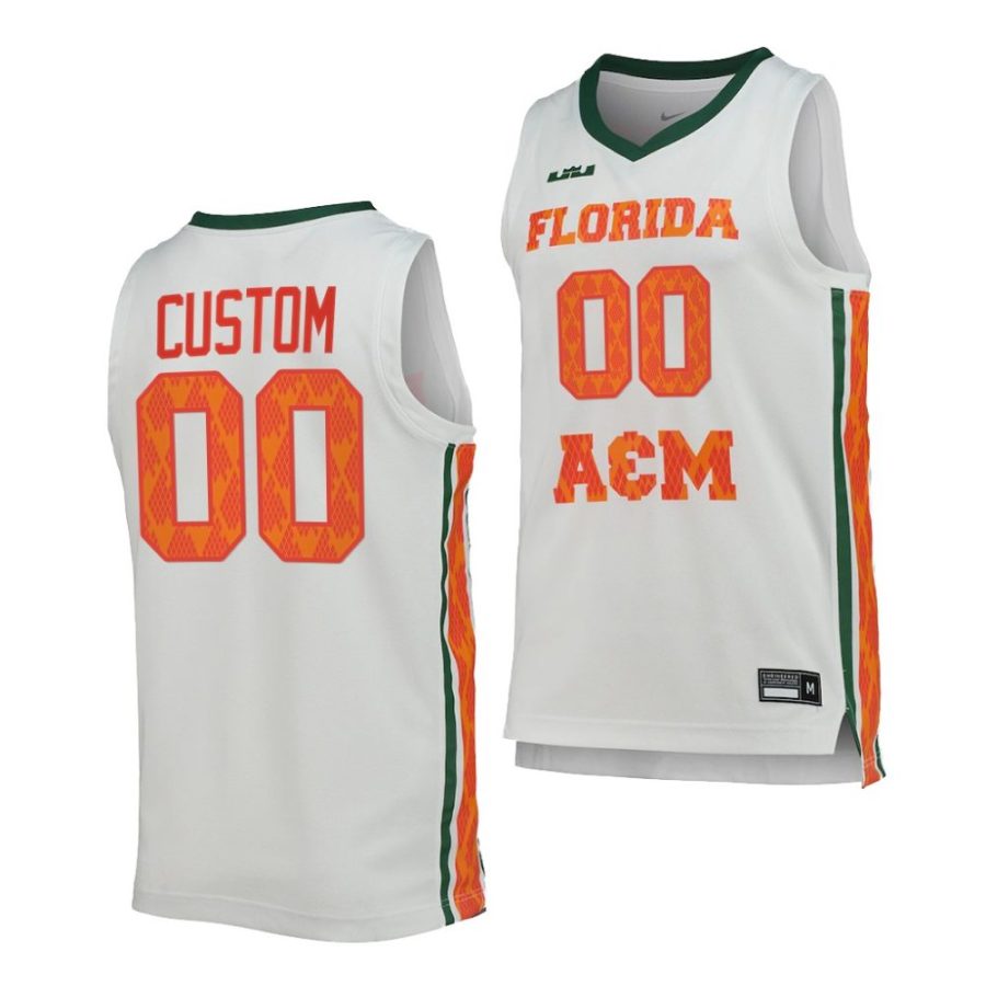 custom white king james 2022college basketball jersey scaled