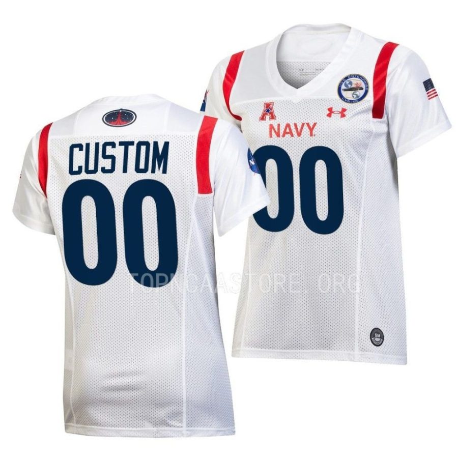 custom white navy midshipmen2022 special games women jersey scaled