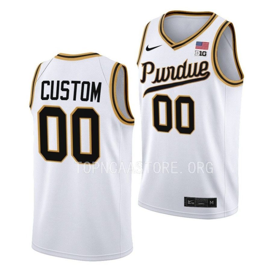 custom white rick mount era purdue boilermakersthrowback basketball jersey scaled