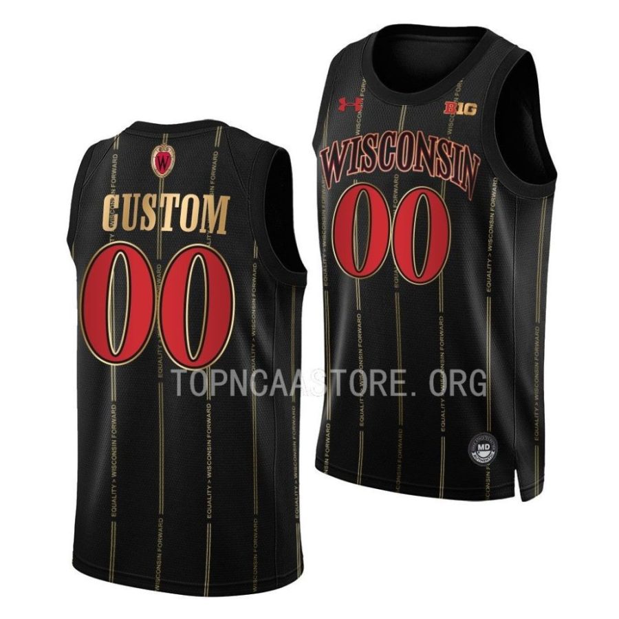 custom wisconsin badgers by the players 2022 23 alternate basketball jersey scaled