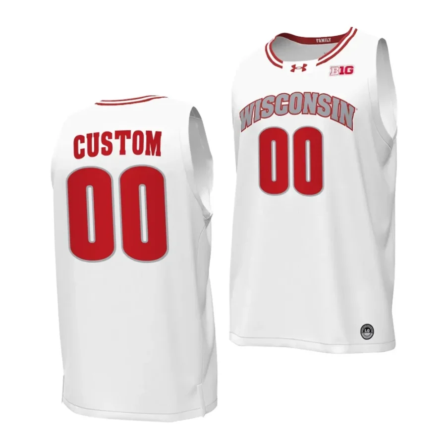 custom wisconsin badgers by the players 2023 24 alternate basketball jersey scaled
