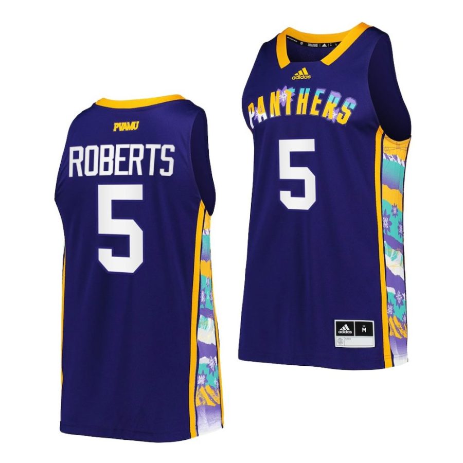 d'rell roberts purple honoring black excellence prairie view a&m panthersreplica basketball jersey scaled