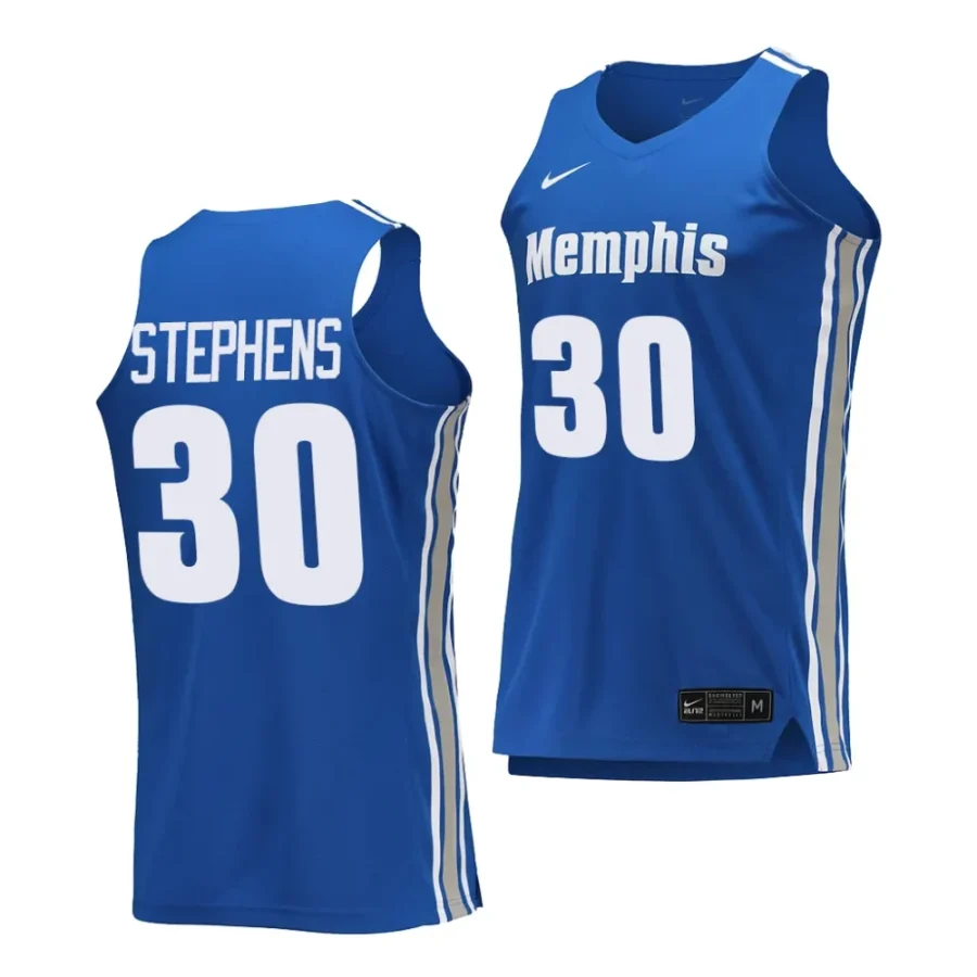 d.j. stephens memphis tigers royalcollege basketball replicamen jersey scaled