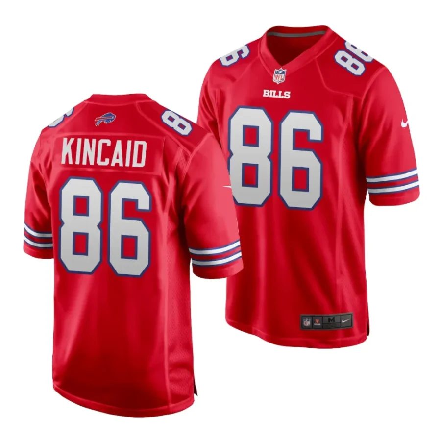 dalton kincaid buffalo bills 2023 nfl draft alternate men red jersey scaled