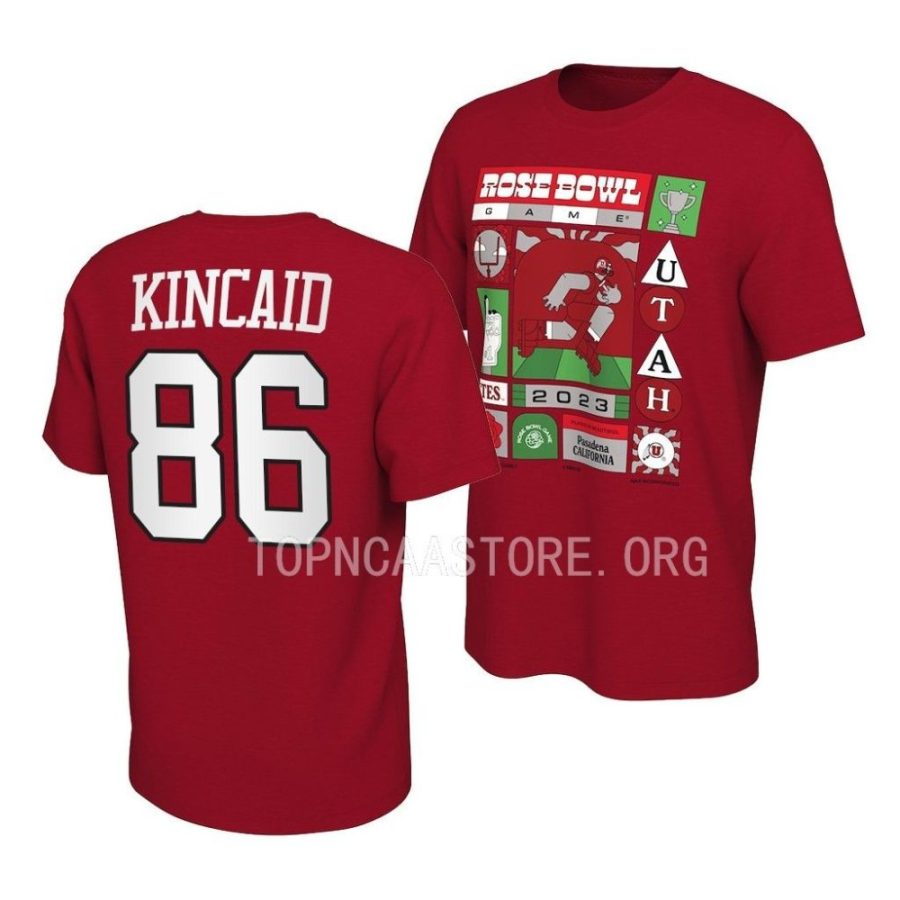 dalton kincaid red 2023 rose bowl illustrated t shirt scaled