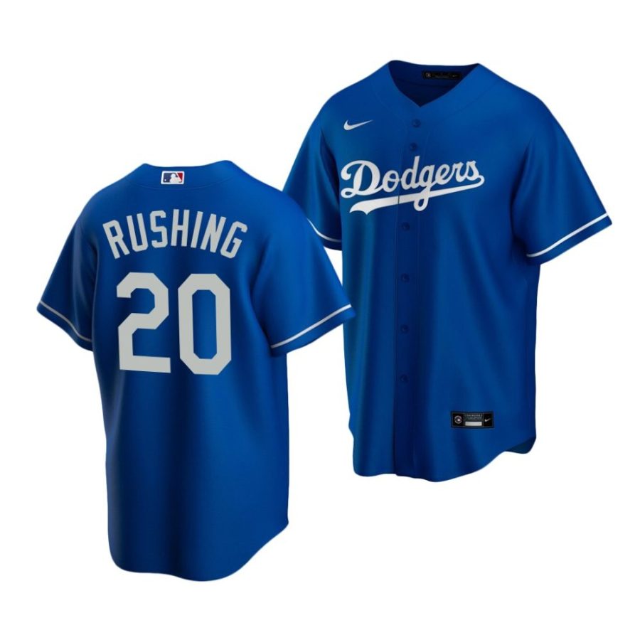 dalton rushing dodgers alternate 2022 mlb draft replica royal jersey scaled