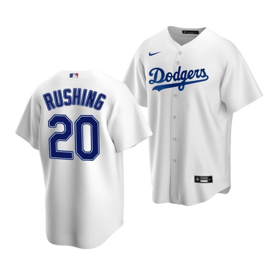 dalton rushing dodgers home 2022 mlb draft replica white jersey scaled