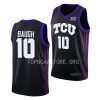 damion baugh tcu horned frogs 2022 23college basketball black jersey scaled