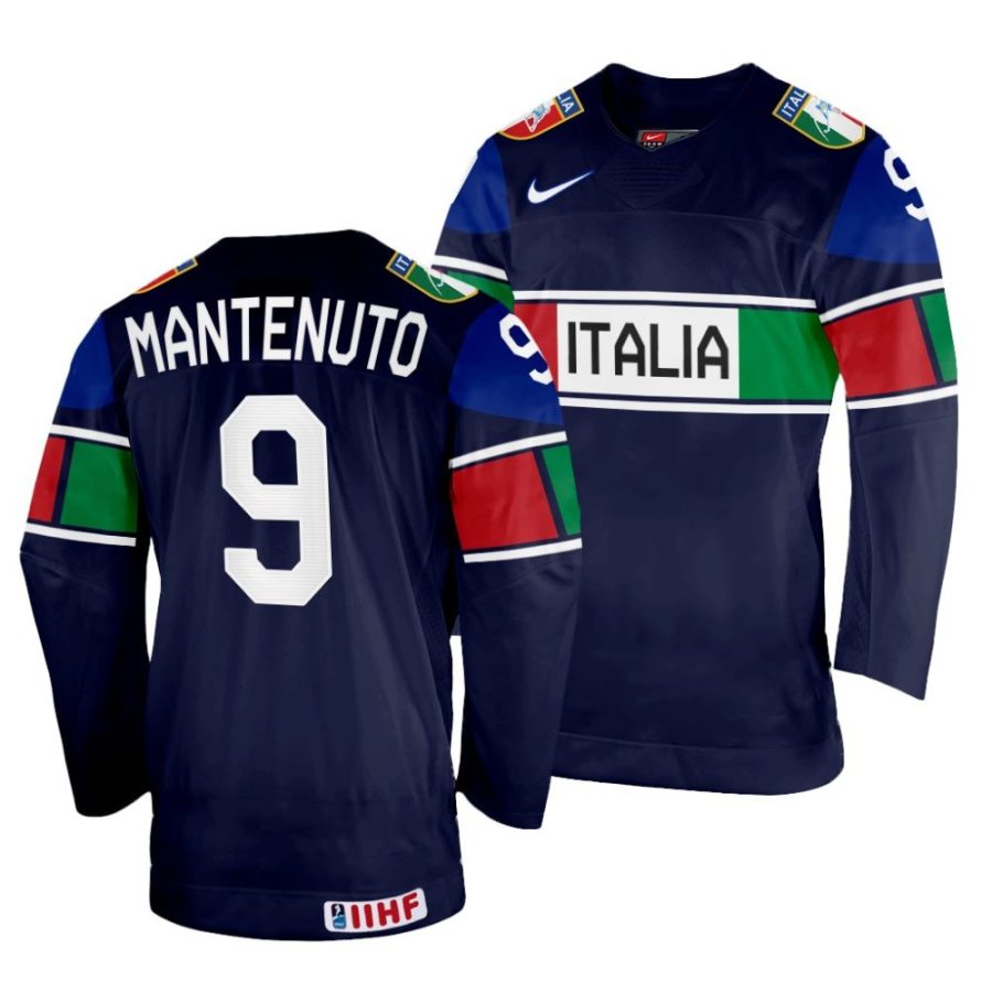 daniel mantenuto away 2022 iihf world championship navy jersey scaled