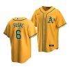 daniel susac athletics alternate 2022 mlb draft replica gold jersey scaled