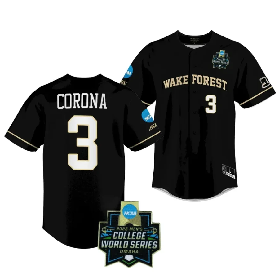 danny corona wake forest demon deacons 2023 college world series menncaa baseball jersey 0 scaled