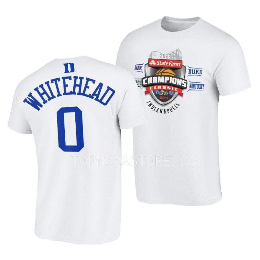 dariq whitehead white 2022 champions classic shield skyline t shirt scaled