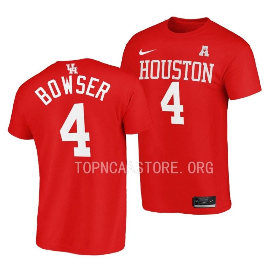 darius bowser red college basketball t shirts scaled