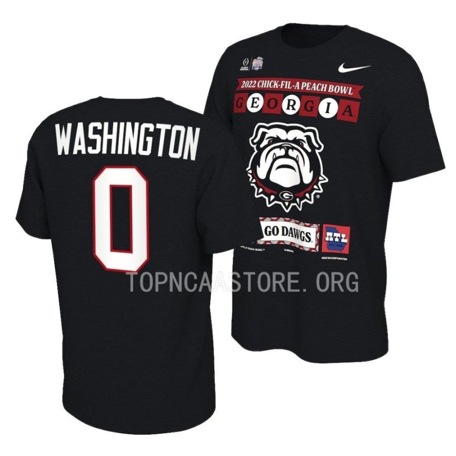 darnell washington black 2022 peach bowl college football playoff t shirts scaled