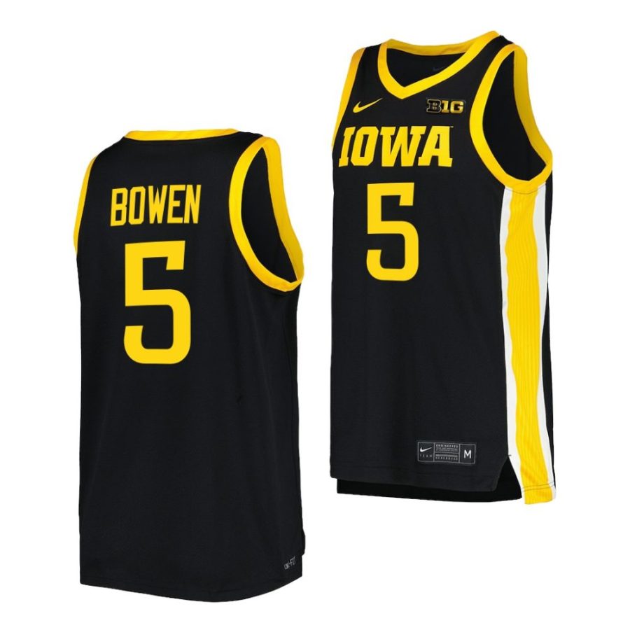 dasonte bowen iowa hawkeyes college basketball 2022 23 replica jersey scaled