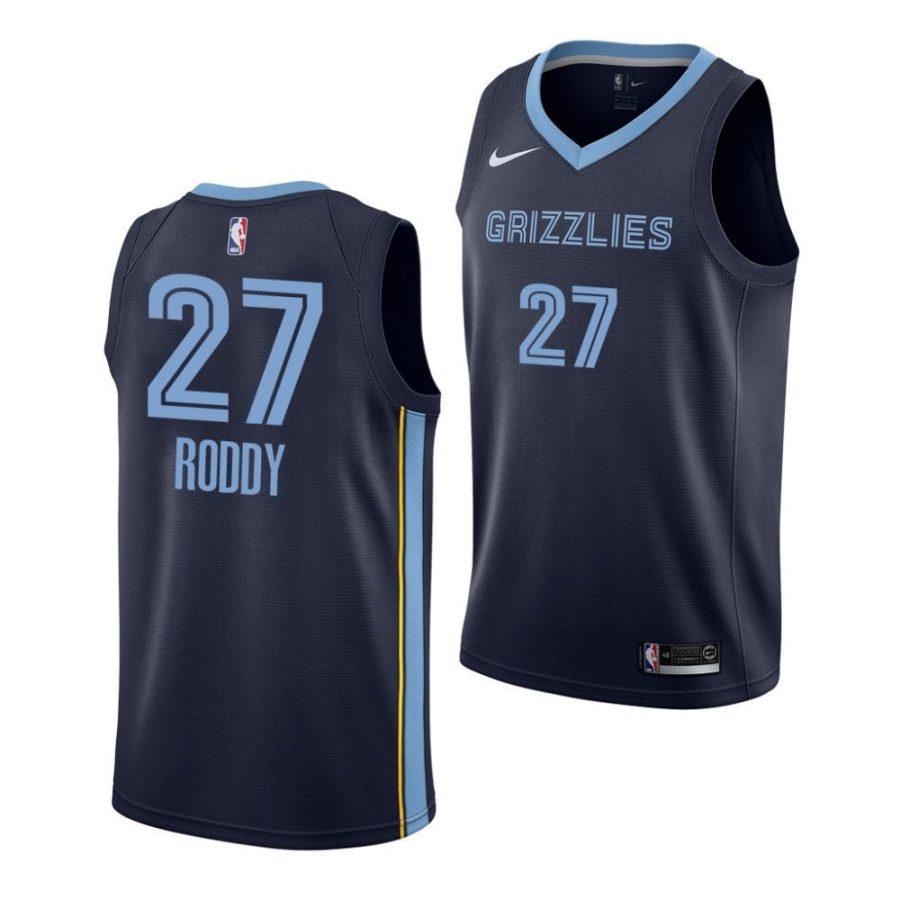 david roddy grizzlies 2022 nba draft navy icon edition colorado state rams jersey scaled