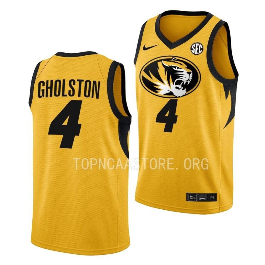 deandre gholston gold alternate basketball 2022 23 jersey scaled