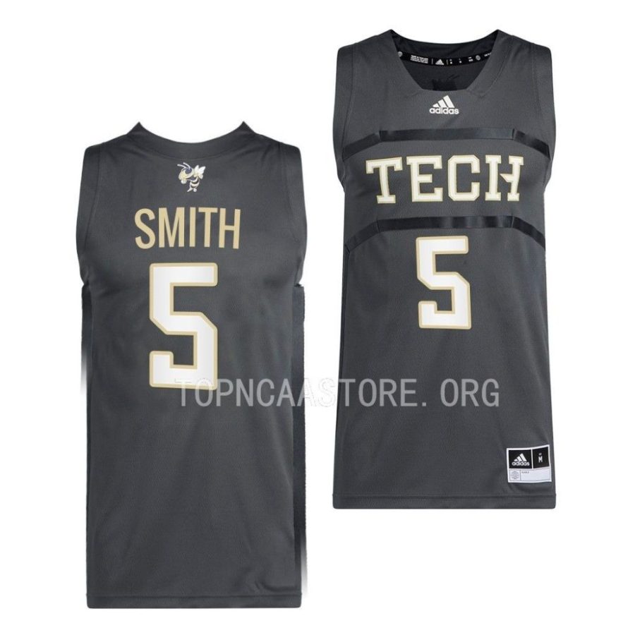 deivon smith georgia tech yellow jackets swingman basketball 2022 23 jersey 0 scaled