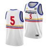dejounte murray white the crawsover pro am hawksseattle jersey scaled