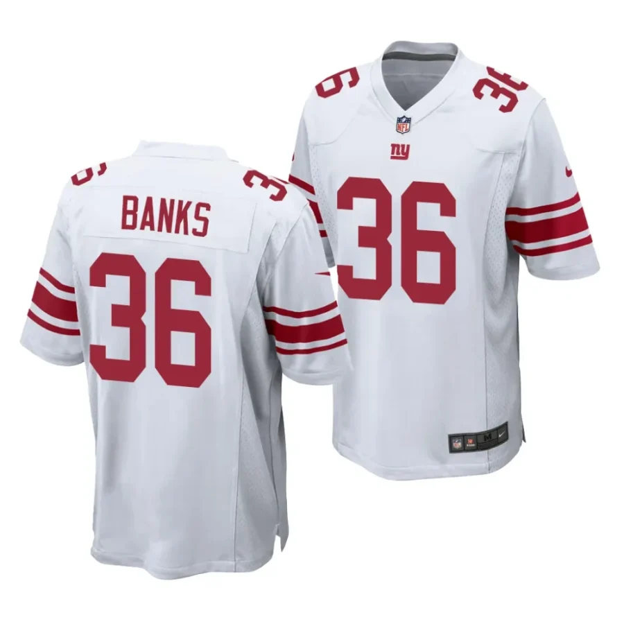 deonte banks new york giants 2023 nfl draft game men white jersey scaled