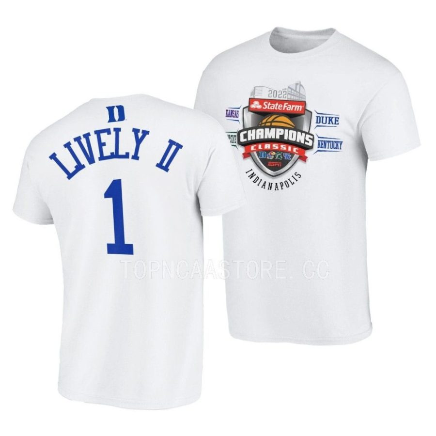 dereck lively ii white 2022 champions classic shield skyline t shirt scaled