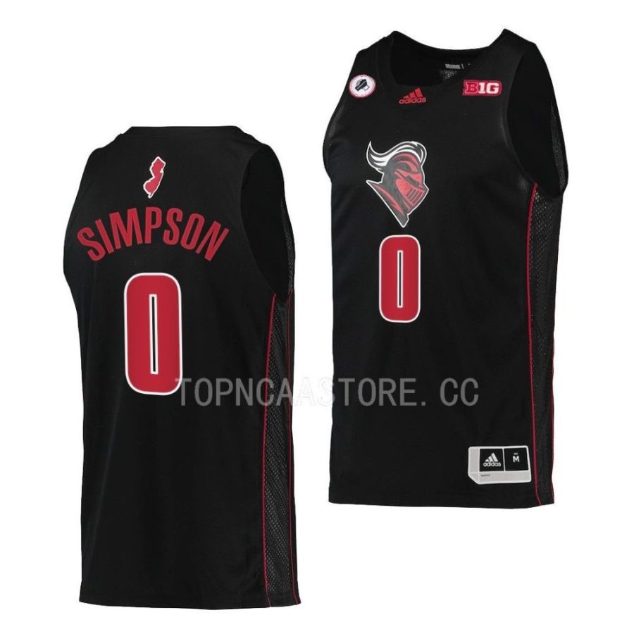 derek simpson rutgers scarlet knights college basketball 2022 23 swingman jersey scaled