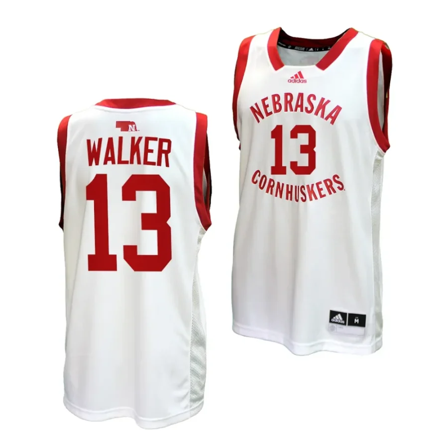 derrick walker nebraska huskers college basketball 2022 23 home jersey scaled