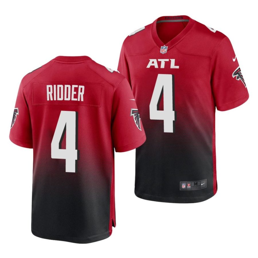 desmond ridder atlanta falcons 2022 nfl draft alternate men red jersey scaled