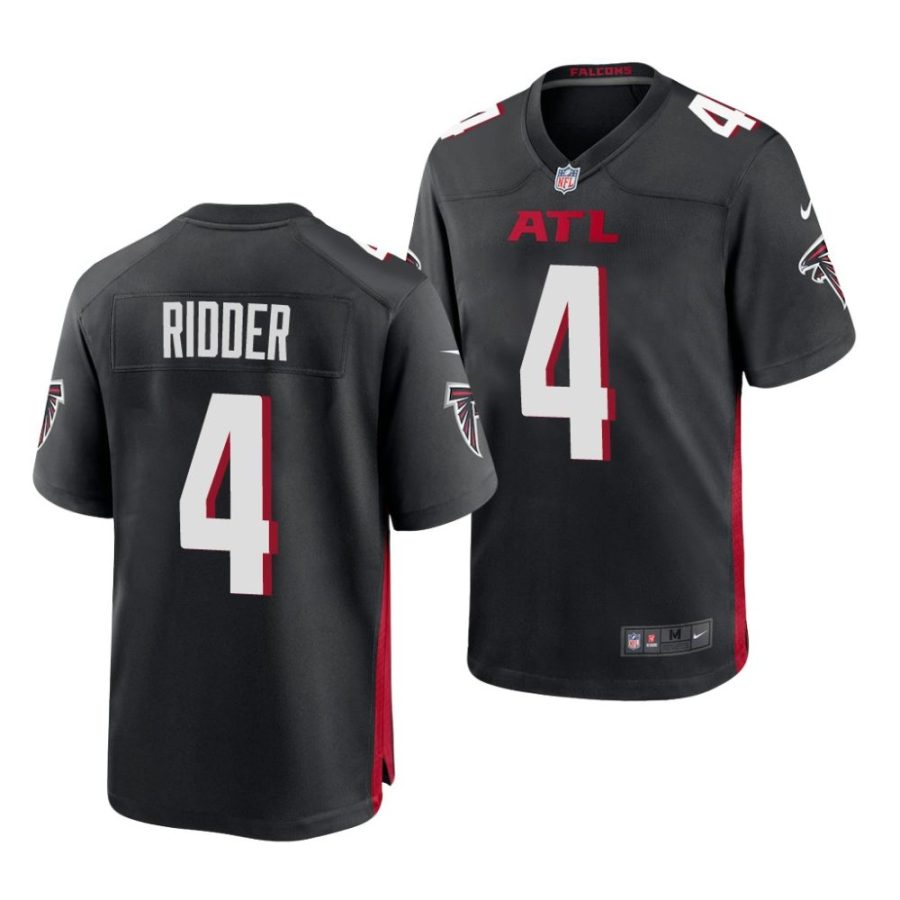 desmond ridder atlanta falcons 2022 nfl draft game men black jersey scaled