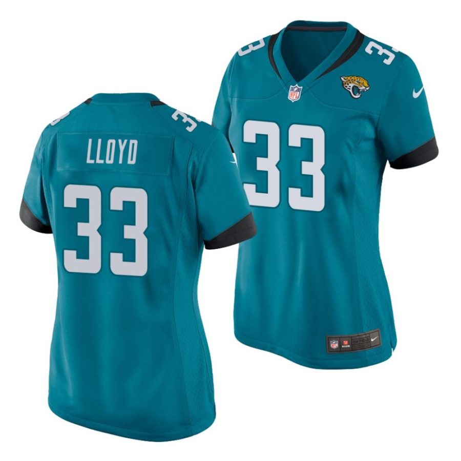 devin lloyd jacksonville jaguars 2022 nfl draft game women teal jersey scaled