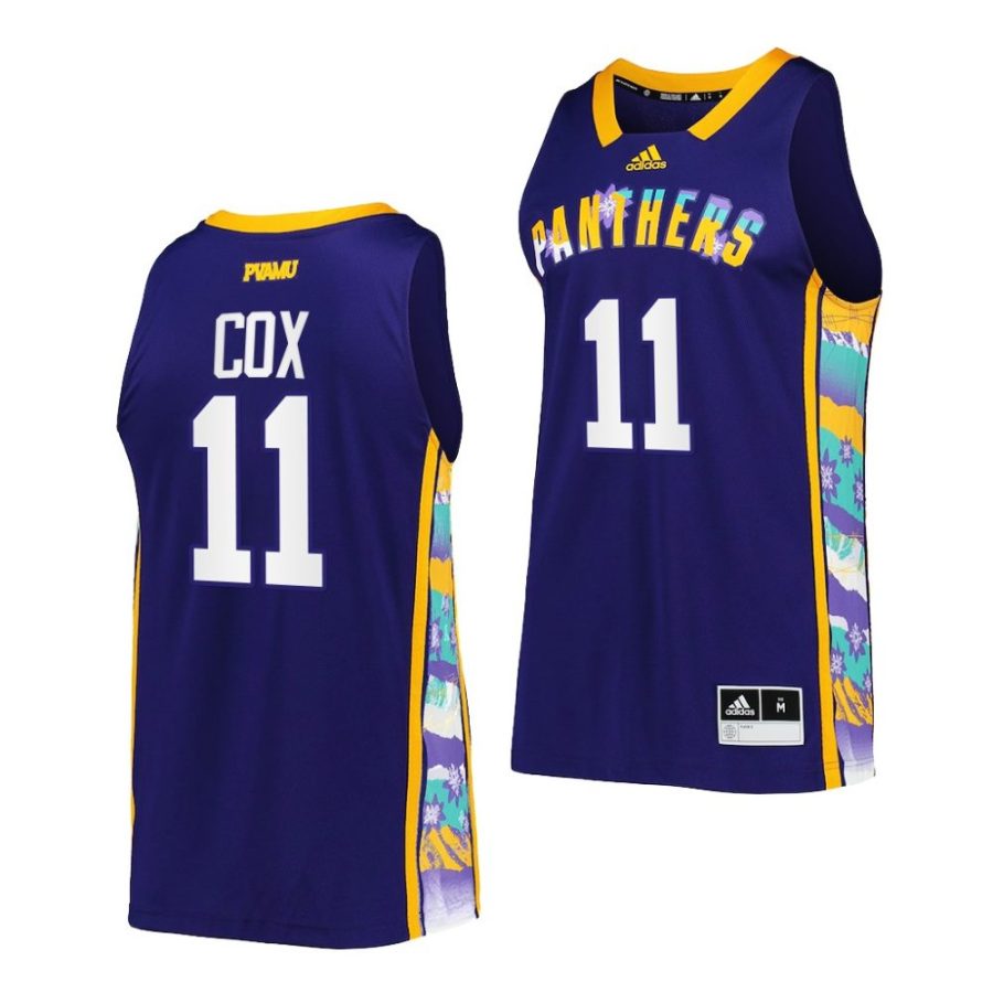 dewayne cox purple honoring black excellence prairie view a&m panthersreplica basketball jersey scaled