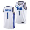 dior johnson pitt panthers 2022 23college basketball homewhite jersey scaled
